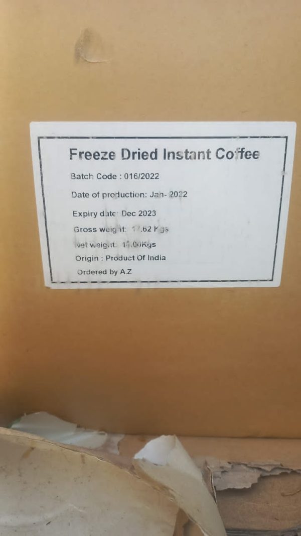 قهوه فوری گلد Freeze dried کارتن 16 کیلویی ( عمده )